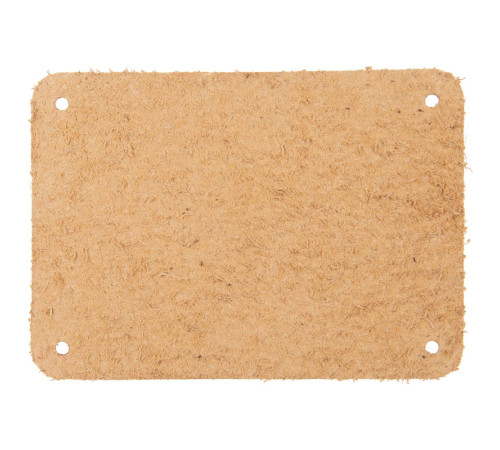 Лейбл кожаный Beta, XL, бежевый