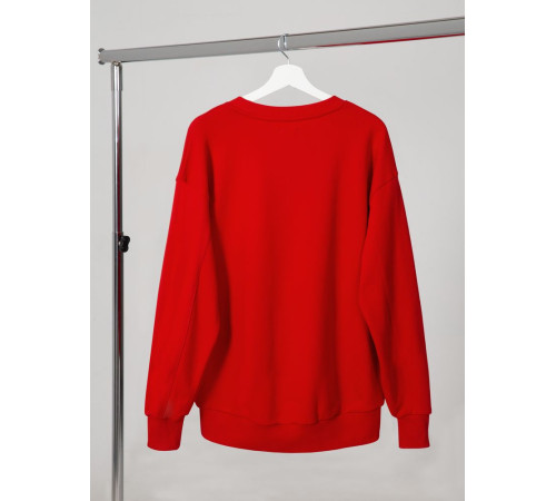 Свитшот унисекс Kosmos 2.0, красный