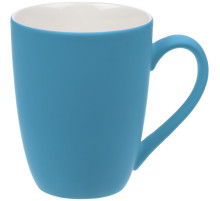 Кружка Good Morning с покрытием софт-тач, ver.2, голубая