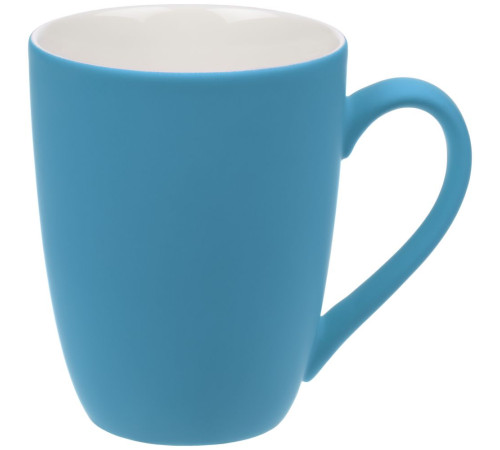 Кружка Good Morning с покрытием софт-тач, ver.2, голубая