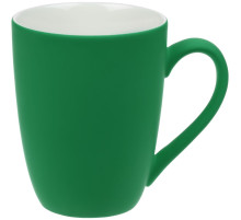 Кружка Good Morning с покрытием софт-тач, ver.2, зеленая