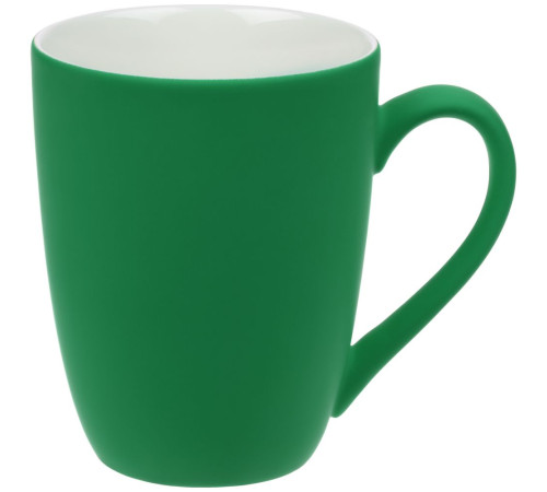 Кружка Good Morning с покрытием софт-тач, ver.2, зеленая