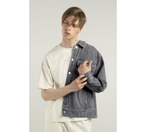 Куртка джинсовая O2, серая