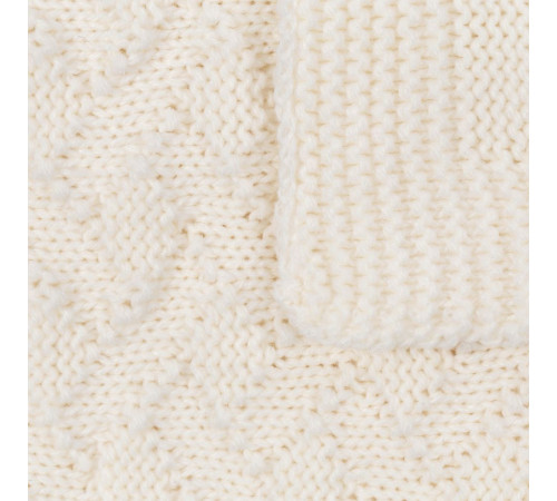 Плед Snippet, молочно-белый