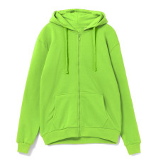 Толстовка на молнии с капюшоном Siverga Heavy 2.0, зеленое яблоко