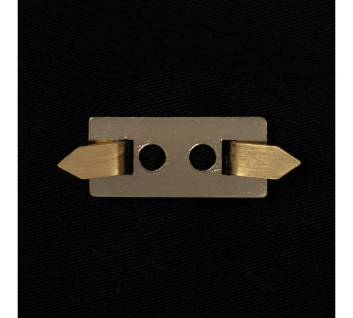 Шильдик «Счастливый клевер», золотистый