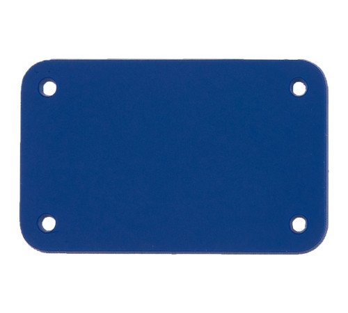 Лейбл из ПВХ Kreta, S, синий