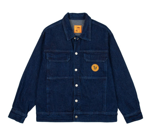 Лейбл из ПВХ Dzeta, L, оранжевый неон