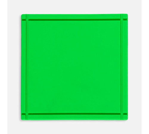 Лейбл из ПВХ Dzeta, L, зеленый неон