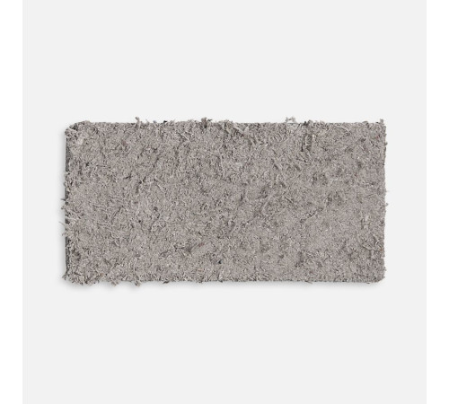 Лейбл кожаный Tuken, S, серый