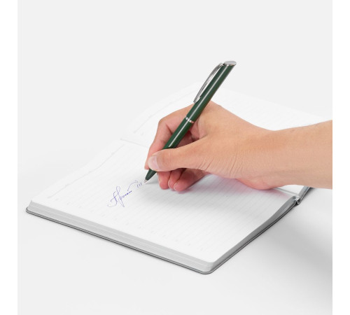 Ручка шариковая Ringa, темно-зеленая