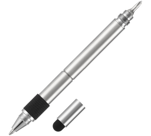 Ручка шариковая Numeric, мультиинструмент, черная