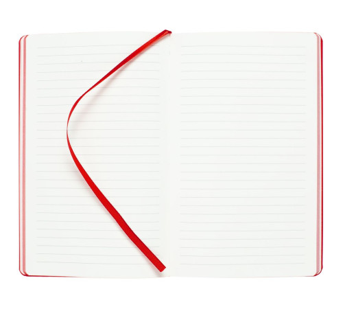 Блокнот Shall, в линейку, красный