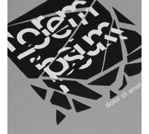 Зонт складной Hard Work с проявляющимся рисунком, серый