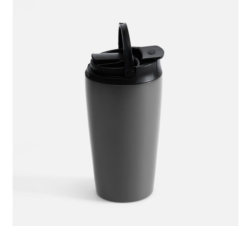 Термостакан с двумя поильниками Duetta, серый