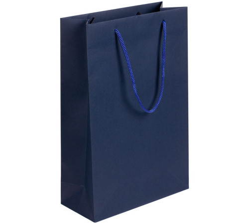 Пакет бумажный Porta S, вертикальный, темно-синий