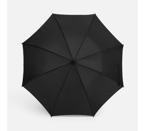 Зонт-трость Hidecolor с цветными спицами, черный с красным