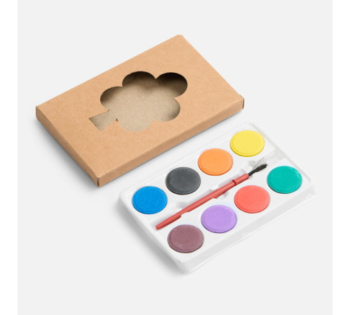 Краски Artmony, 8 цветов с кисточкой