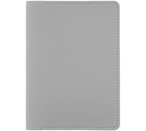 Обложка для паспорта Shall Simple, серый