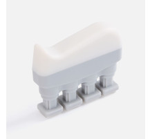 Эспандер кистевой FingerTap, серый с белым