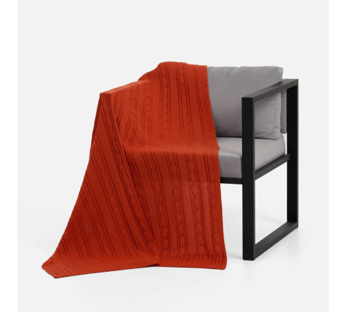 Плед Remitti, оранжевый (морковь)