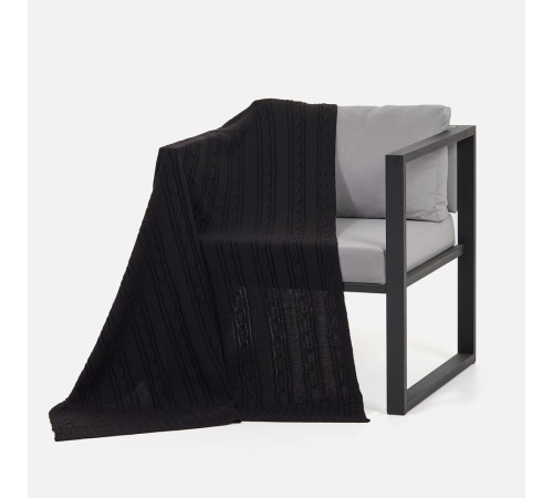 Плед Remitti, черный