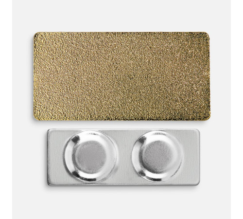 Значок Magnet Matto, золотистый глянцевый