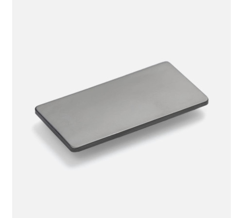 Значок Magnet Matto, серебристый глянцевый