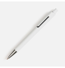 Ручка шариковая Dominanta, белая с черным
