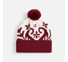 Шапка Wintertude, красная с белым