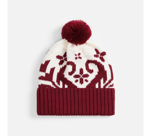 Шапка Wintertude, красная с белым