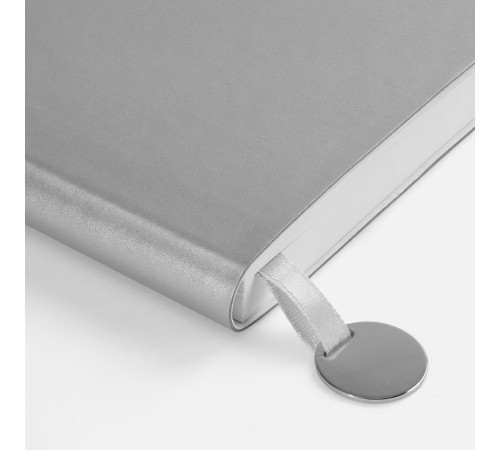 Ежедневник Waltz, недатированный, серебристый