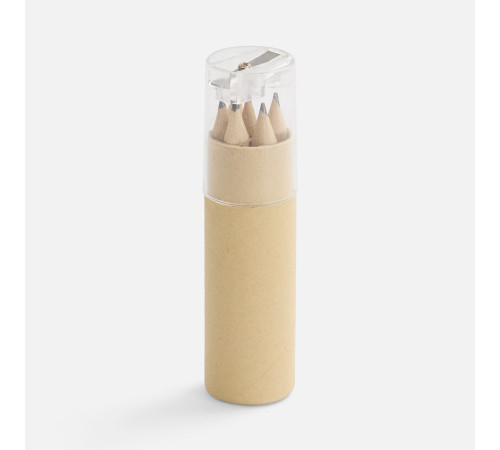 Набор карандашей Pencilvania Office с точилкой, прозрачный