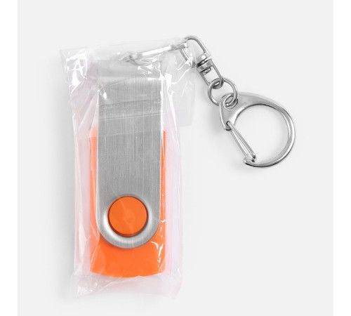 Флешка Twist, оранжевая, 8 Гб