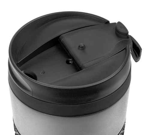 Термостакан Hard Work, вакуумный, темно-серый (графит)