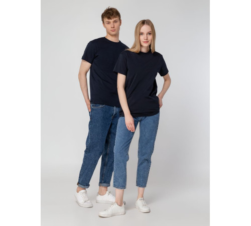 Футболка унисекс T-Bolka 160, темно-синяя