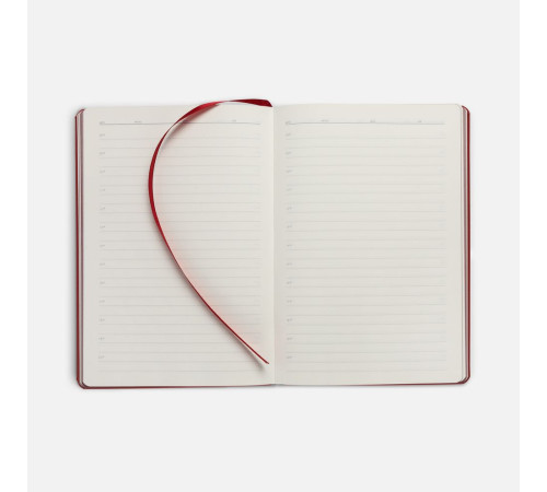Ежедневник Shall, недатированный, красный