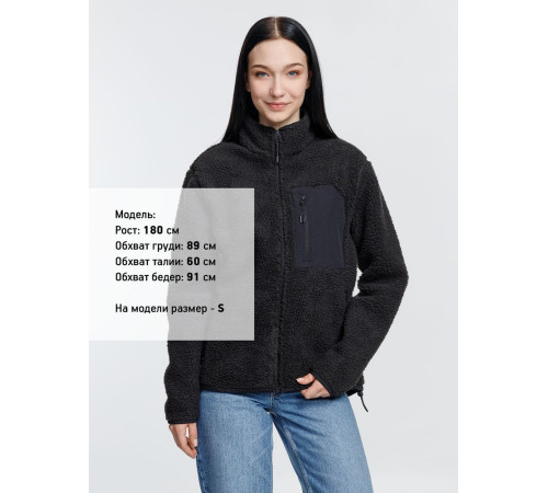 Куртка унисекс Fury, темно-серая (графит)