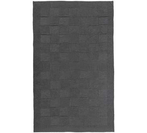 Плед Chess Queen, ver.2, серый меланж