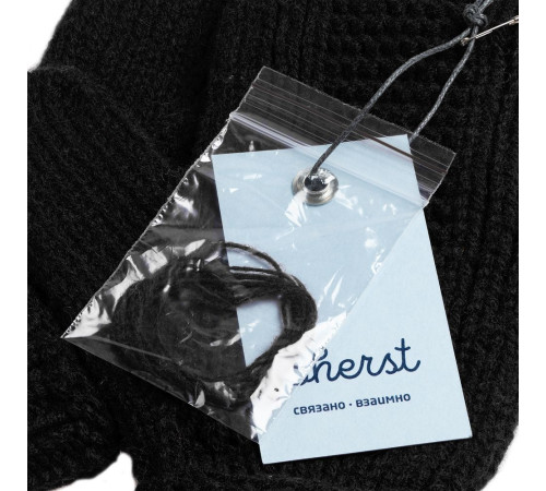 Варежки Brugge, черные