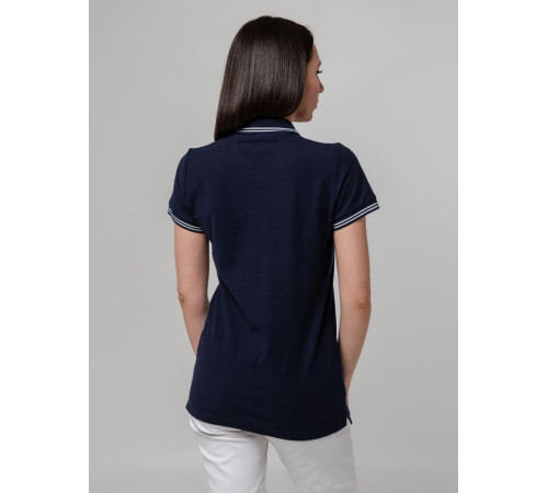 Рубашка поло женская Virma Stripes Lady, темно-синяя