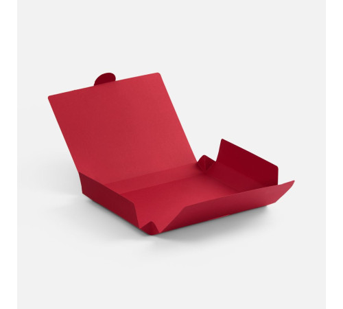 Коробка самосборная Flacky, темно-красная