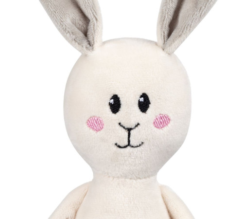 Мягкая игрушка Beastie Toys, заяц с белым шарфом