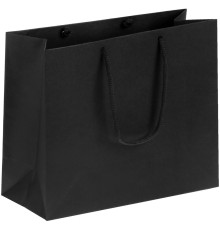 Пакет бумажный Porta S, горизонтальный, черный