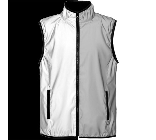 Жилет двусторонний Manifest из светоотражающей ткани, серый