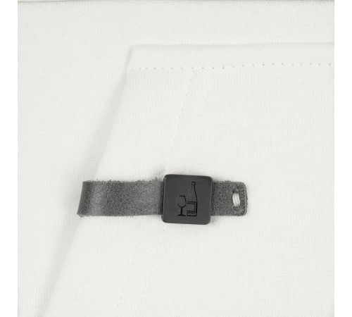 Лейбл кожаный Gimel, S, серый