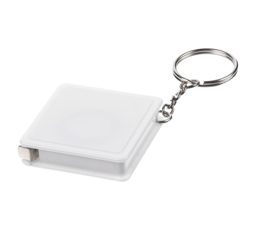 Брелок с рулеткой Square, ver.2, белый