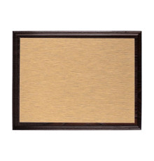 Плакетка Plaque, малая, венге с золотистой пластиной