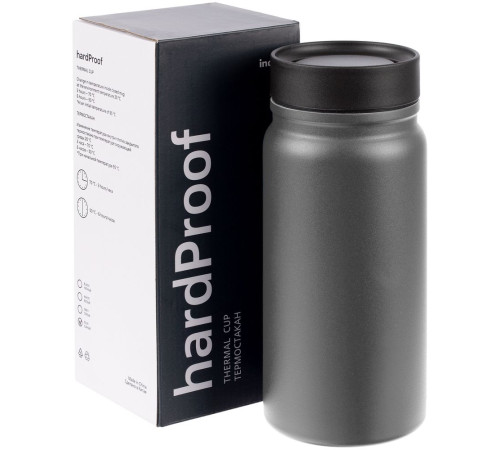 Термостакан Hardproof, серый
