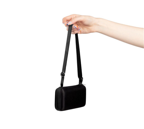 Зонт складной Color Action, в кейсе, черный